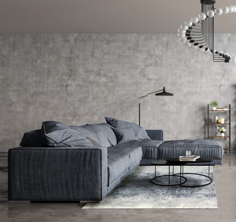 Ковёр Illusion Blue gray — Carpet decor by Fargotex