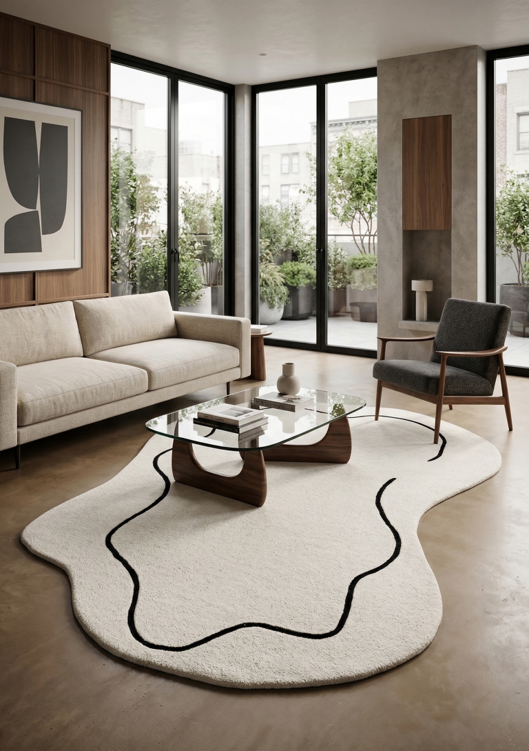 Ковёр Loop Ivory — Carpet decor by Fargotex