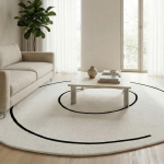 Ковёр Loop Ivory Round — Carpet decor by Fargotex