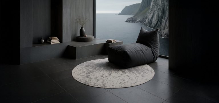 Ковёр Moon Light Gray Round — Carpet decor by Fargotex