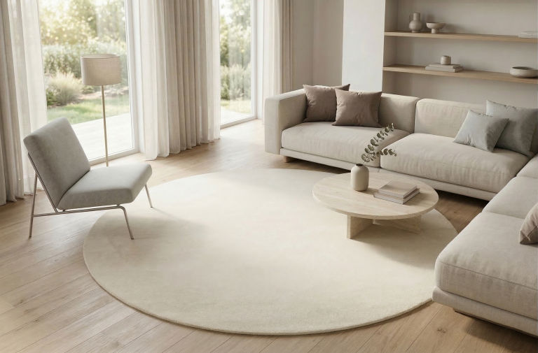 Ковёр Rio Ivory Round — Carpet decor by Fargotex