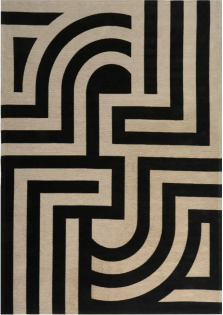 Ковёр Tiffany Black — Carpet decor by Fargotex