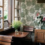 Обои Coordonne — Chestnut tree Green B00348 (коллекция Victorian)