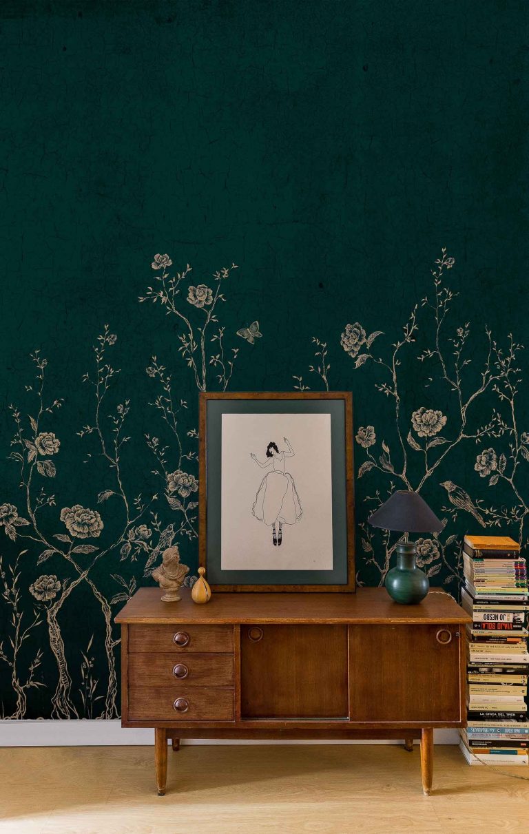 Обои Coordonne — Montmartre — Chinoiserie Green 7000071 (коллекция Iconics)