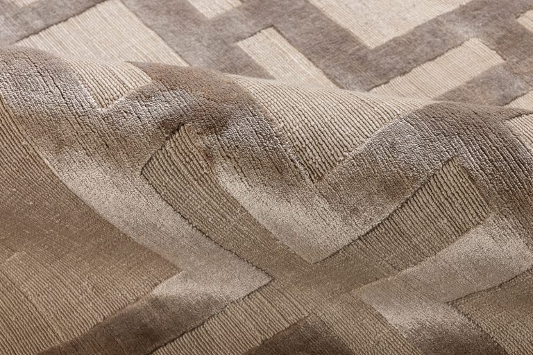 Индийский ковёр из арт-шёлка и хлопка — EATON RUG