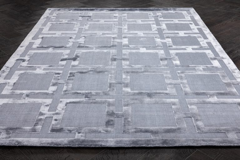 Индийский ковёр из арт-шёлка и хлопка — EATON RUG