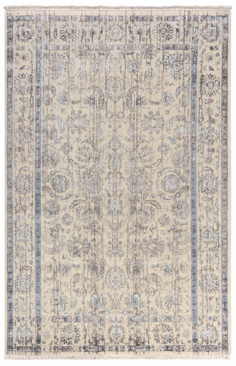Индийский ковёр из шерсти и арт-шёлка — SILK PATINA