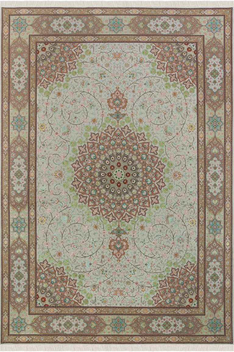 Иранский ковёр из шерсти и шёлка — TABRIZ IR