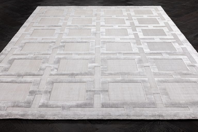 Индийский ковёр из арт-шёлка и хлопка — EATON RUG