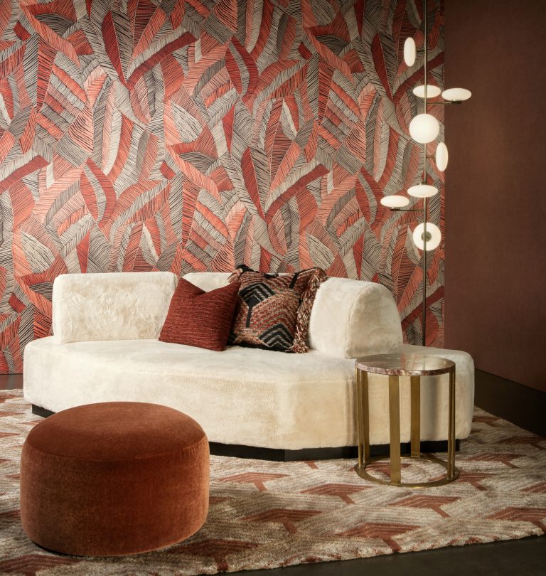 Обои Arte — CHINTZ — Crimson 73101 (коллекция Essentials Les Tricots)