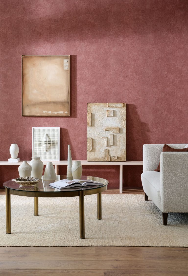 Обои Arte — CALCAIRE STUCCO — Burgundy — 30315