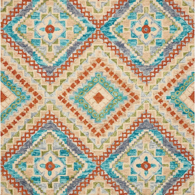 Индийский ковёр из шерсти — VIBRANT