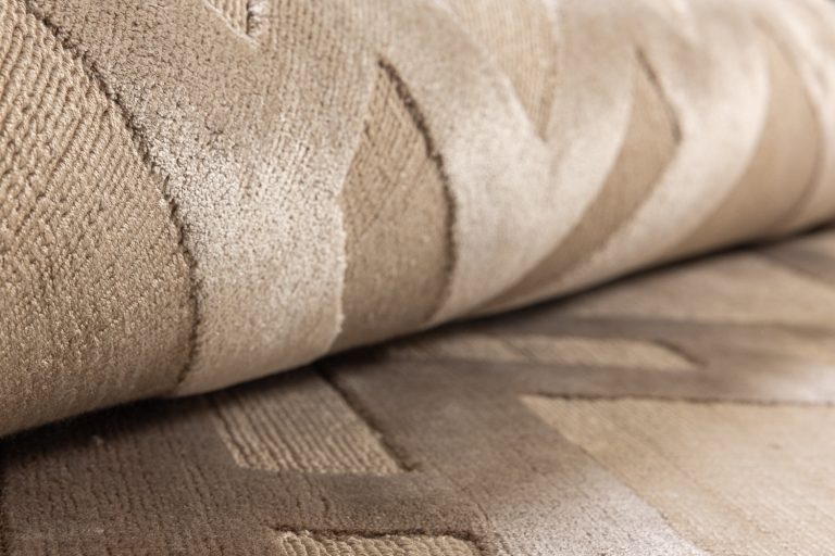 Индийский ковёр из арт-шёлка и хлопка — EATON RUG