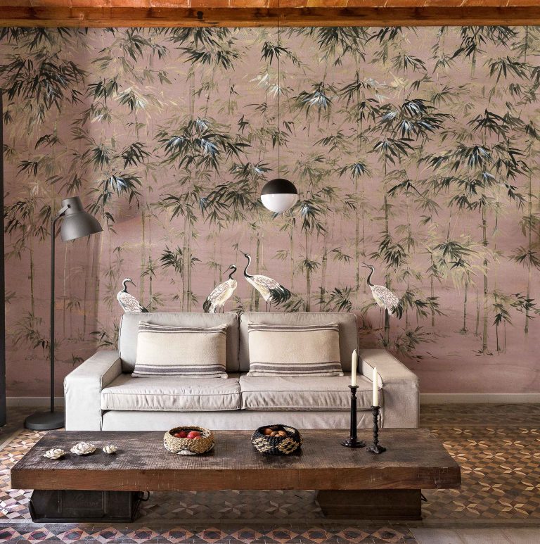 Обои Coordonne — Garzas Rose 7900002 (коллекция Random Chinoiseries)