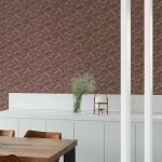 Обои Coordonne — Hexagon Bordeaux A00447 (коллекция Woodcraft)