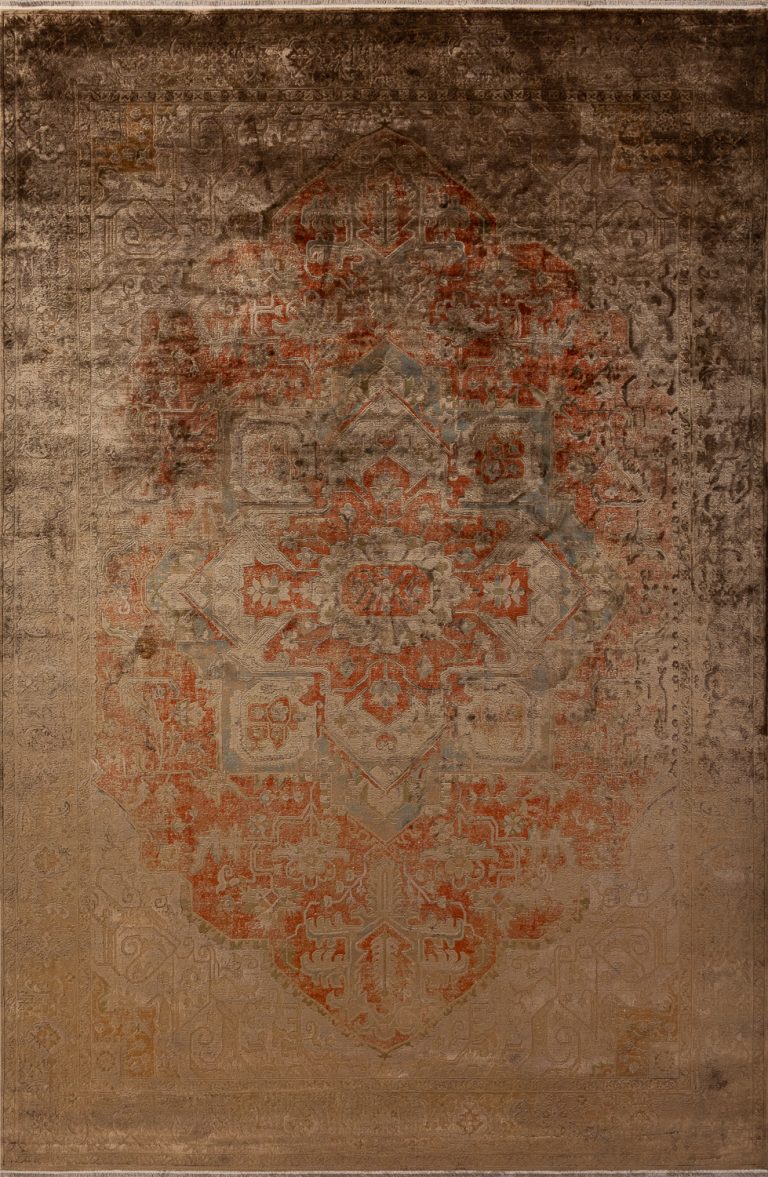 Турецкий ковёр из шёлка и вискозы — KIRMAN ANTIQUE