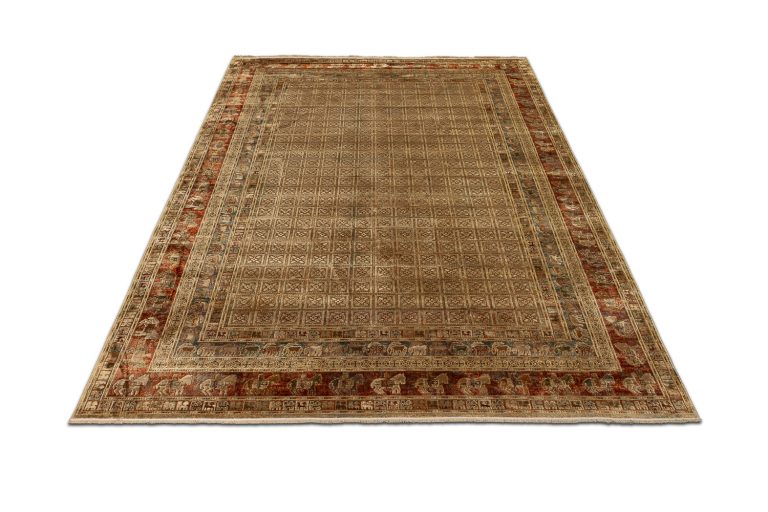 Турецкий ковёр из шёлка и вискозы — KIRMAN ANTIQUE