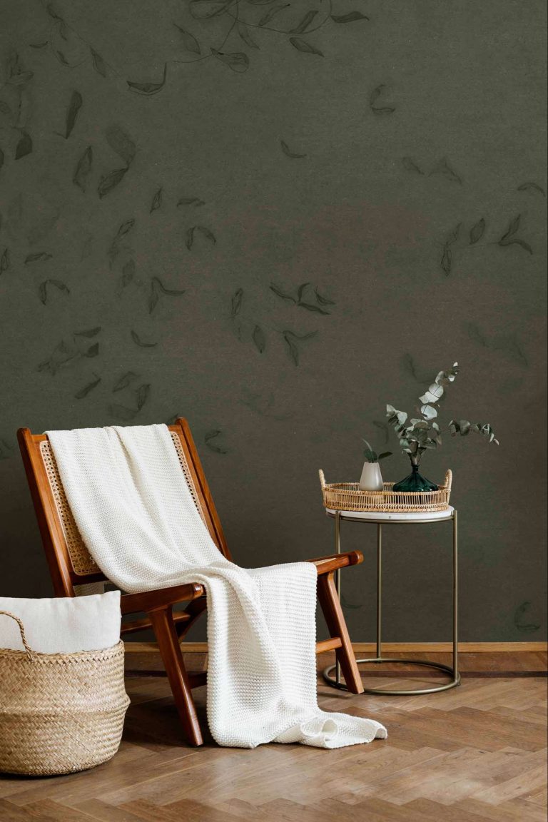 Обои Coordonne — Leaves reflection Green A00940 (коллекция Central Saint Martins – Rest Time)