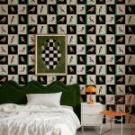 Обои Coordonne — Like a Bird Noir C00133 (коллекция Coco Davez Colortherapills)