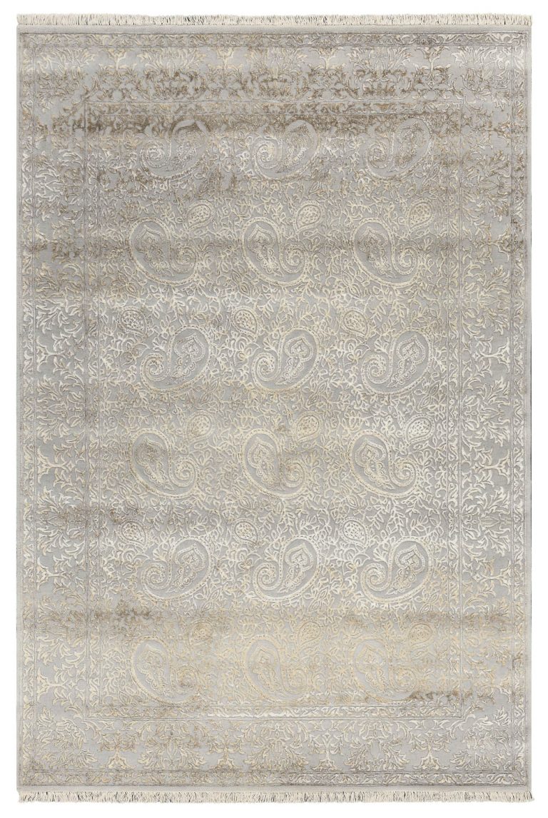 Индийский ковёр из шерсти и арт-шёлка — SILK PATINA