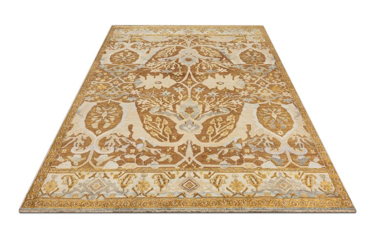 Индийский ковёр из шерсти и шёлка — VINTAGE SILK