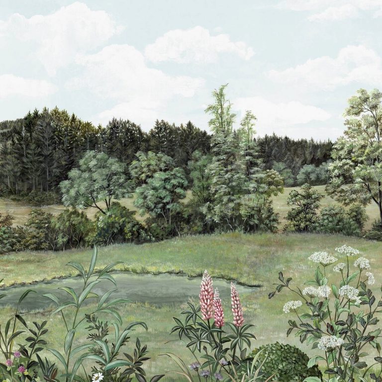 Обои — Nobilis — MARIE HARTIG — PAINTED WORLDS Sorbier Des Oiseaux — MHP50