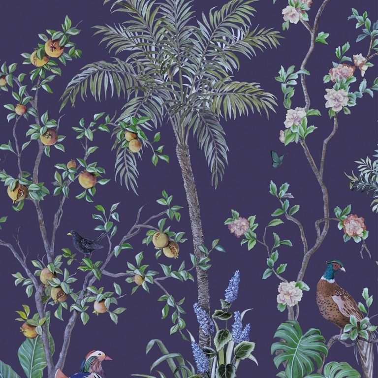 Обои — Nobilis — MARIE HARTIG — PAINTED WORLDS Pomegranate — MHP82