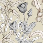 Обои — Nobilis — MARIE HARTIG — PAINTED WORLDS Petals And Berries — MHP90