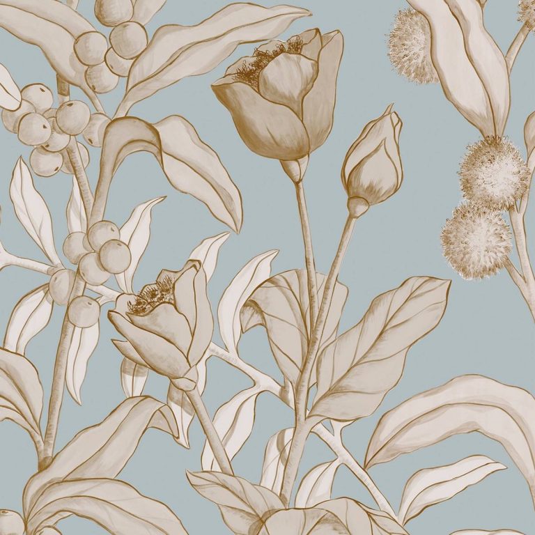 Обои — Nobilis — MARIE HARTIG — PAINTED WORLDS Petals And Berries — MHP91