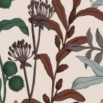 Обои — Nobilis — MARIE HARTIG — PAINTED WORLDS Petals And Berries — MHP92