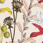Обои — Nobilis — MARIE HARTIG — PAINTED WORLDS Petals And Berries — MHP93