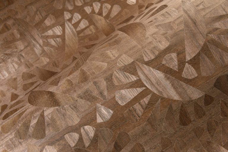 Обои Arte — WOODBLOCK BEETLE FLORA — Walnut — MO5061