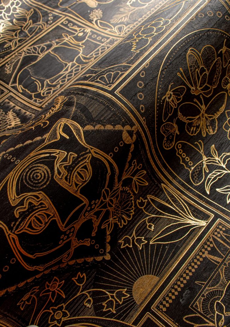 Обои Arte — GOLDEN TIGER — Ebony — MO4040