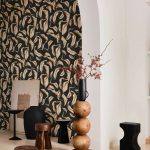 Обои Coordonne — Moroccan branches Black A00915 (коллекция Central Saint Martins – Rest Time)