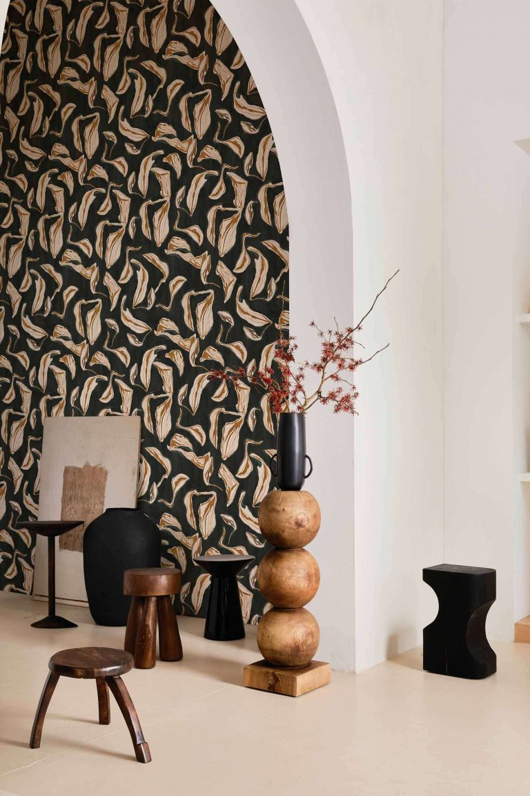 Обои Coordonne — Moroccan branches Black A00915 (коллекция Central Saint Martins – Rest Time)