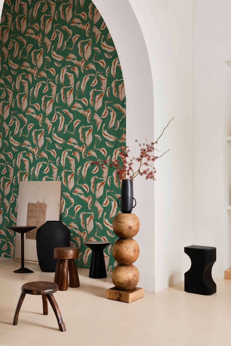 Обои Coordonne — Moroccan branches Turquoise A00914 (коллекция Central Saint Martins – Rest Time)