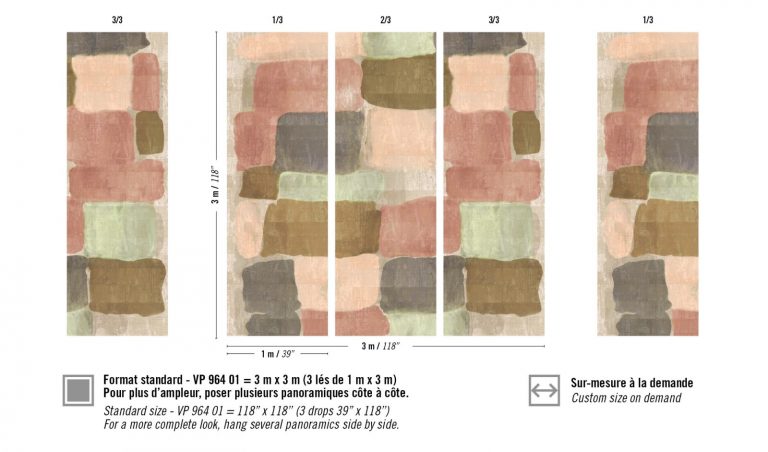 Обои Elitis — Palette VP 964 01 (Коллекция Atelier d’artiste II )