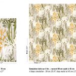 Обои Elitis — Algues TP 303 06 (Коллекция Flower power )