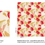 Обои Elitis — Arum TP 304 02 (Коллекция Flower power )