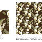 Обои Elitis — Arum TP 304 03 (Коллекция Flower power )