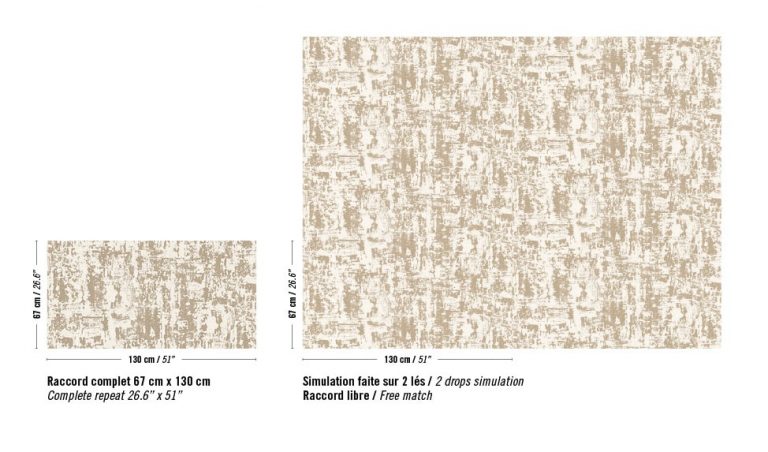 Обои Elitis — Toile d’artiste RM 1046 02 (Коллекция Lin Platre)
