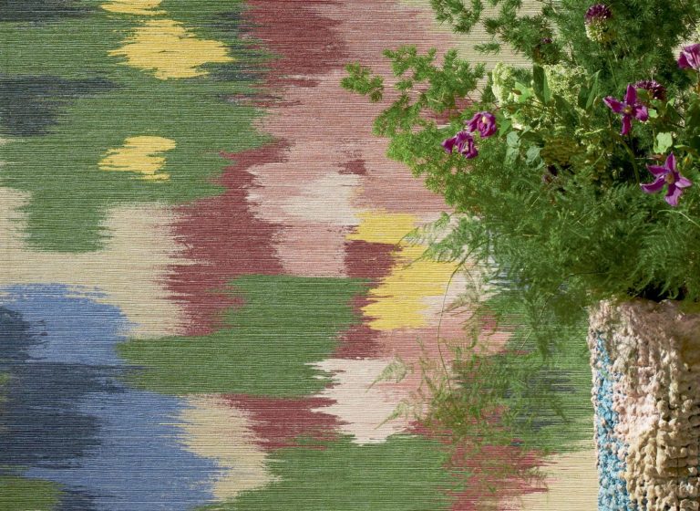 Обои Elitis — Abstract floral VP 981 01 (Коллекция Matieres a reflexions x Callidus Guild )