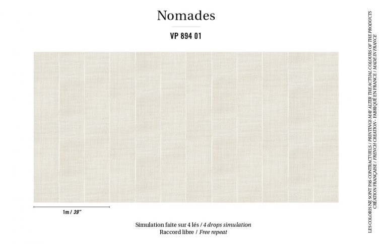 Обои Elitis — Sari VP 894 01 (Коллекция Nomades )