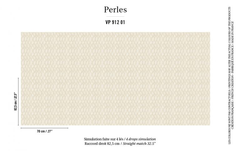 Обои Elitis — Topaze VP 912 01 (Коллекция Perles )