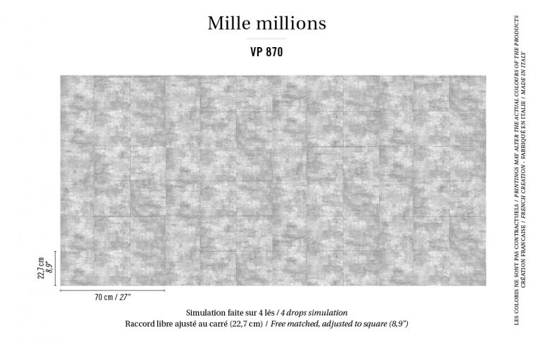 Обои Elitis — Hope VP 870 04 (Коллекция Mille Millions )