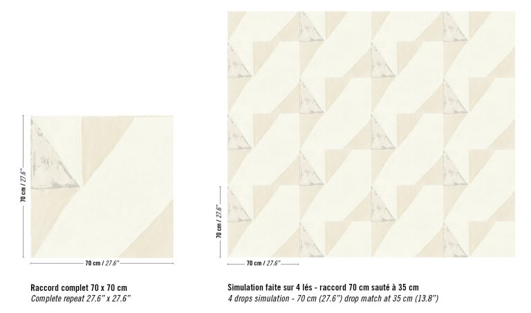 Обои Elitis — Composition TP 330 02 (Коллекция Voiles de papier )