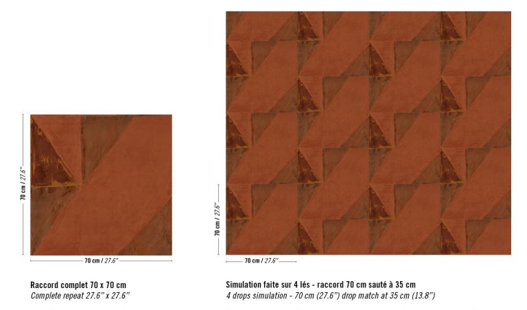Обои Elitis — Composition TP 330 05 (Коллекция Voiles de papier )
