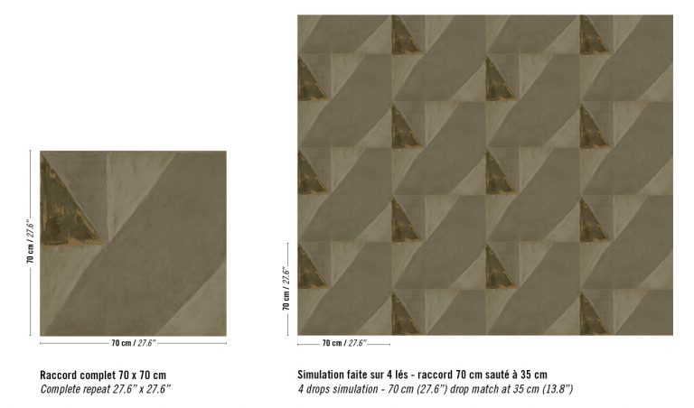 Обои Elitis — Composition TP 330 06 (Коллекция Voiles de papier )