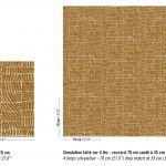 Обои Elitis — Ondes TP 328 04 (Коллекция Voiles de papier )