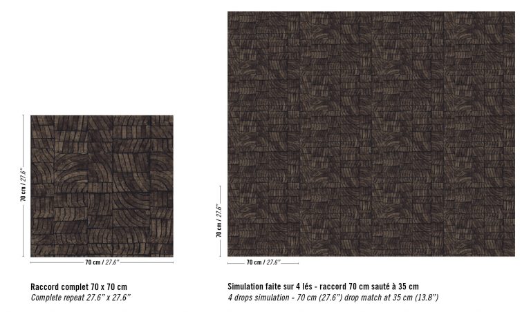 Обои Elitis — Ondes TP 328 06 (Коллекция Voiles de papier )